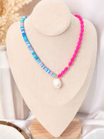 Load image into Gallery viewer, Rainbow Pearl Necklace
