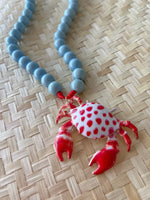 Load image into Gallery viewer, Red Crab Necklace
