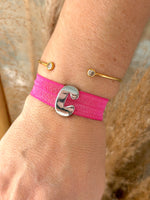 Load image into Gallery viewer, Initial Elastic Bracelet - SILVER
