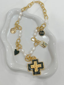 Cross Charm Chain