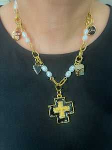 Cross Charm Chain