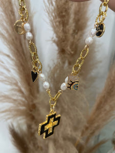 Cross Charm Chain