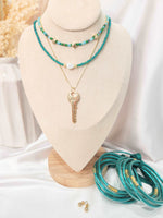 Load image into Gallery viewer, Emerald Pearl Necklace
