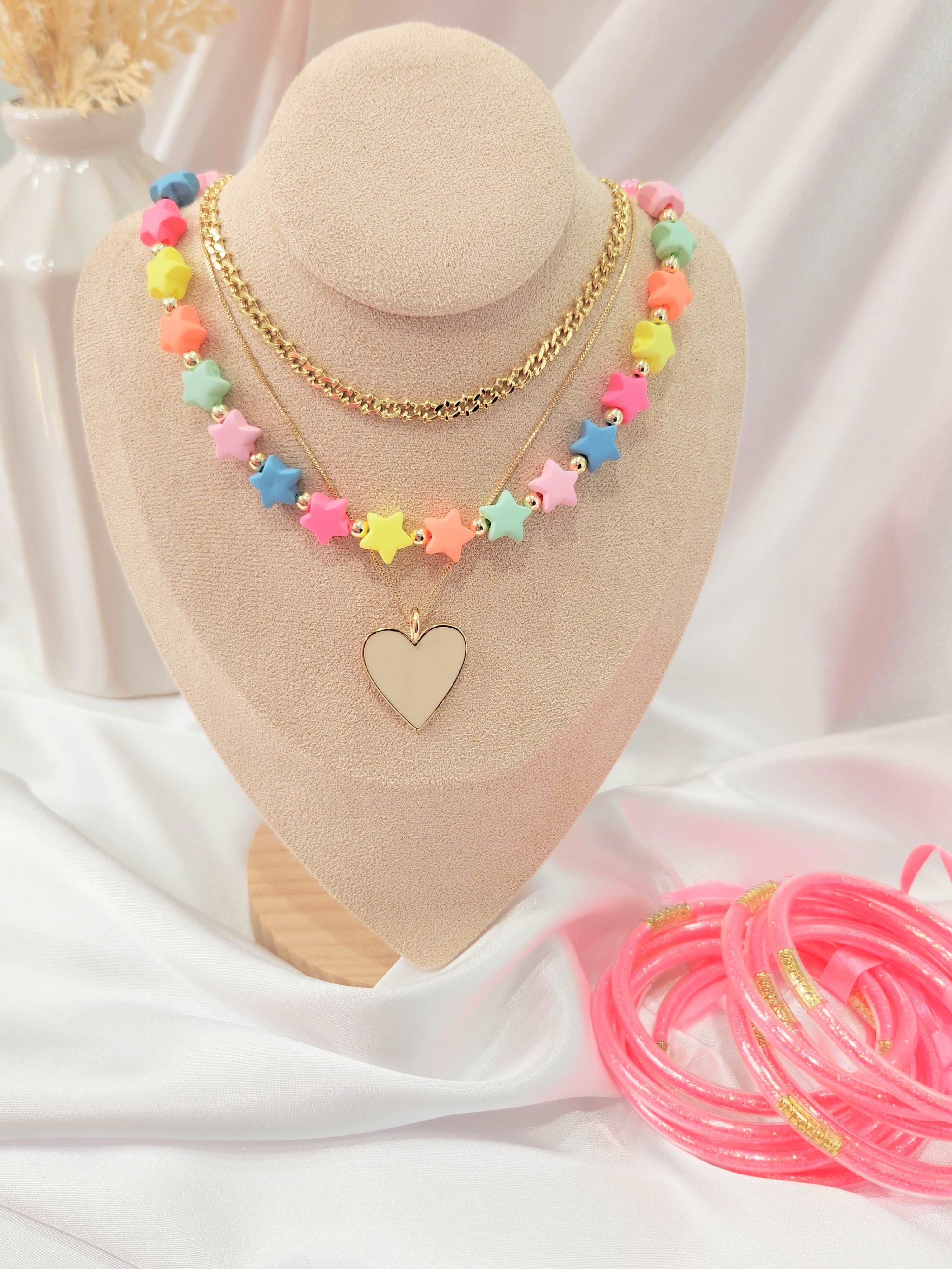 Colorful Stars Necklace