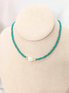 Emerald Pearl Necklace